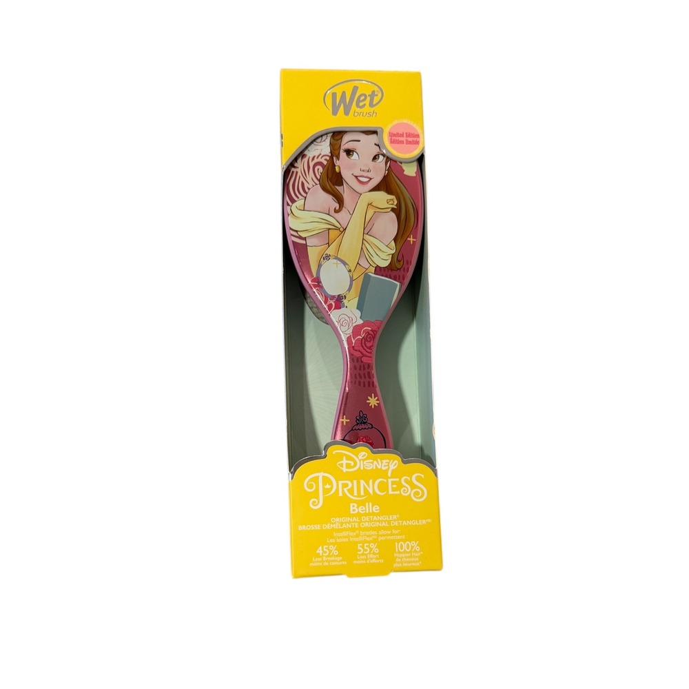 Wet Brush Disney Princess Belle Original Detangler Hair Brush Limited Edition